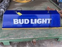 Budweiser Beer pool table light plastic 45 1/2”