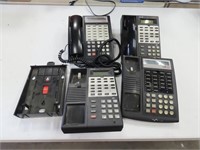 Multi line telephones.