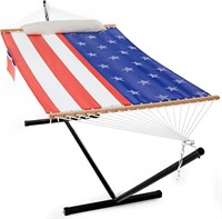 Waterproof Double Hammock  55' American Flag