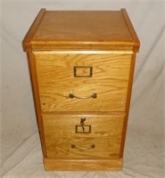Wooden Locking File Cabinet