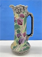 decorative pitcher, 10 in. vase