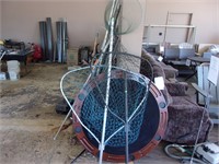 huge salmon fishing nets and smelt net