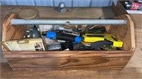 Carpenters Tool Box W/ Staplers & Staples