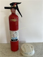 Fire Extinguisher and Smoke Detector