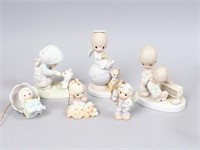 6 Precious Moments Figurines