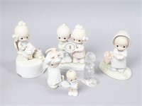 6 Precious Moments Figurines