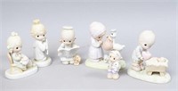 6 Precious Moments Figurines