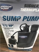 Sump Pump -Up to  2400 Gal per hour - 1/3HP