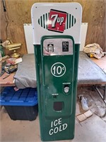 Replica 7up cooler front