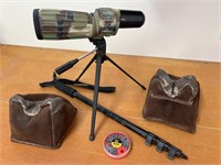 Spotting Scope, .177 Pellets, Gun Rests,