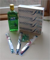 New Sensodyne Toothpast Mouthwash & Brushes