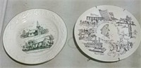 two Commemorative plates