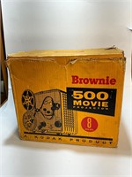 Kodak 500 brownie 8 mm projector inbox, like new