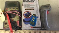 DIGITAL TACHOMETER, MUTIMETER & TEMP GUN