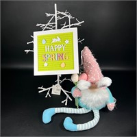 Easter Spring Decor - Knome, Sign & Ornament Tree