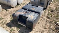 2- Black Diesel Truck Tanks (50 Gallons)