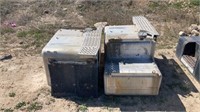 2 Chrome Diesel Tanks with step (square)