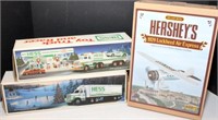 2 Hess; Hershey plane; Farmer's Almanac set;