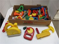 Large lot of toy tools
