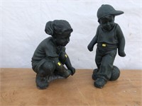 (2) Children Garden Statues