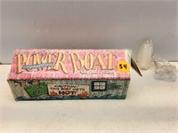 VINTAGE CANDLE POWERED TIN BOAT