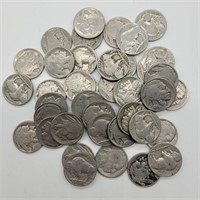 40- BUFFALO NICKELS