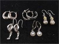 5 pairs Sterling Earrings