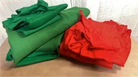 Holiday Christmas Red Green Fabric