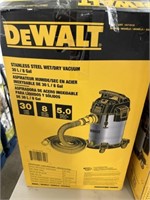 DEWALT STAINLESS STEEL 8 GAL. WET/DRY VACUUM