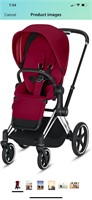 Cybex e-Priam Complete Stroller  True Red