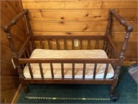 Wooden Baby Cradle