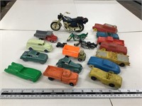 Rubber and plastic vehicles