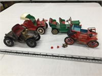 4 tin cars