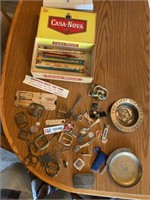Cigar Box of Miscellaneous Collectibles