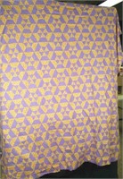 Hand-Stitched Quilt Top 71x79 - #1