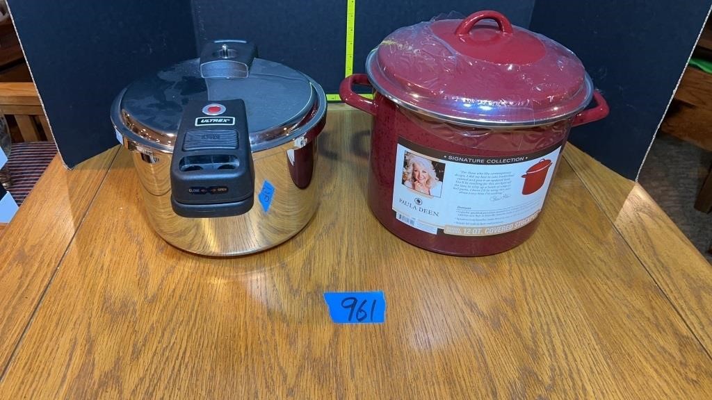 Ultrex pressure cooker & NEW 12 QT. Stockpot with