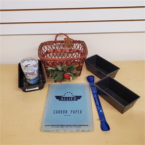 Bread Pans, Carbon Paper, Basket, Cup