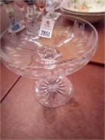 Early Cut Glass Compote