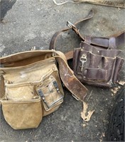 2 Leather Tool Pouches