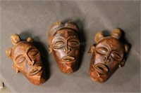 Group of 3 African Masks #3