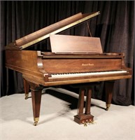 MASON & HAMLIN WALNUT MODEL A BABY GRAND PIANO