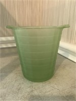 Frosted Green Frigidarire Icerver Glass Bucket
