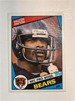 VINTAGE 1984 TOPPS FOOTBALL CARD WALTER PAYTON