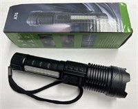 Very Powerful Rechargeable LED Flashlight w/Side