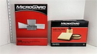 2 Air Filters Microgard For Dodge Caravan