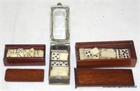 Vintage Sets of Miniature Dominoes