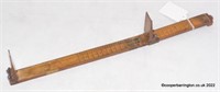Scarce Antique F.B. Cox Folding Foot Measure