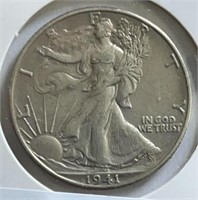 1941D Walking Liberty Half Dollar