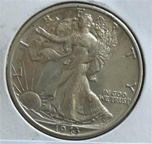 1943S Walking Liberty Half Dollar