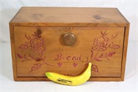 Hand-Crafted Pine Bread Box by Don Lightner